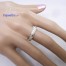 แหวนทองคำขาว แหวนเพชร แหวนคู่ แหวนแต่งงาน แหวนหมั้น - R1194DWG